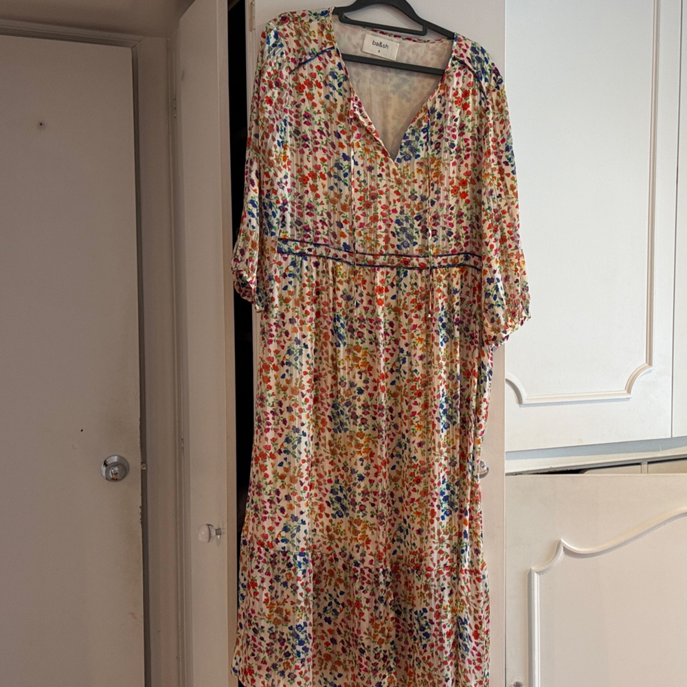 ba&sh Multicolor Floral Pattern Dress
